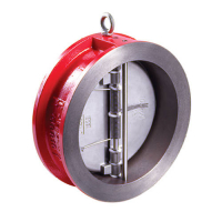 Клапан обратный межфланцевый RUSHWORK - Ду300 (ф/ф, PN16, Tmax 110°C, затворки нерж.сталь)