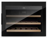 Встраиваемый винный шкаф 12-21 бутылка CASO WineSafe 18 EB Black 