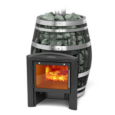 Дровяная печь TMF Саяны XXL 2015 Carbon Витра ЗК