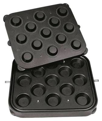 Форма для тарталетницы Kocateq DHTartmatic Plate 13 (круглые, верхний Ø 70 мм, нижний Ø 47 мм, 13 шт.)